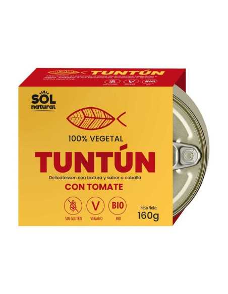 Tuntun Caballa vegana con tomate Bio 160g Sol Natural Tuntun Caballa vegana con tomate Bio 160g Sol Natural